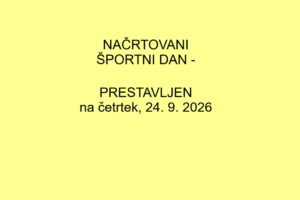 ŠD prestavljen